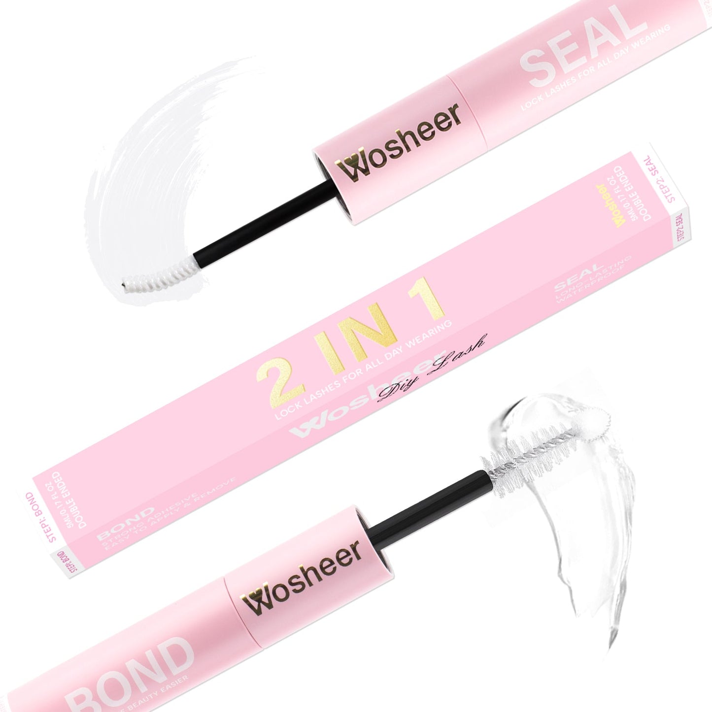 Clear Drying Eyelash Extension Adhesive, Waterproof, Sweatproof, Hypoallergenic Bond & Seal