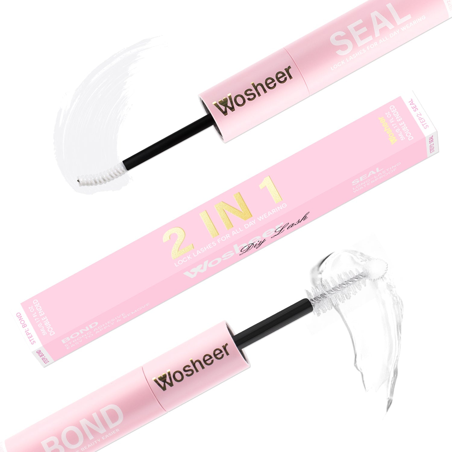 Clear Drying Eyelash Extension Adhesive, Waterproof, Sweatproof, Hypoallergenic Bond & Seal