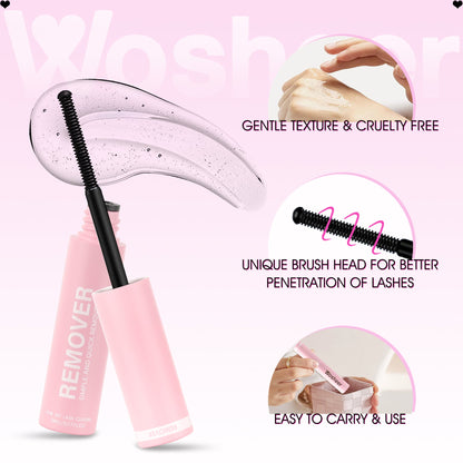 Fast-Acting Gentle Lash Extension Glue Remover: 30-Second Formula Protects Natural Lashes