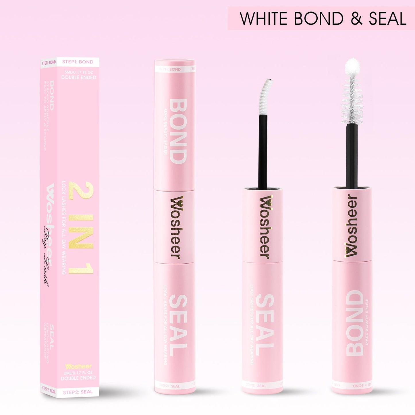 Clear Drying Eyelash Extension Adhesive, Waterproof, Sweatproof, Hypoallergenic Bond & Seal